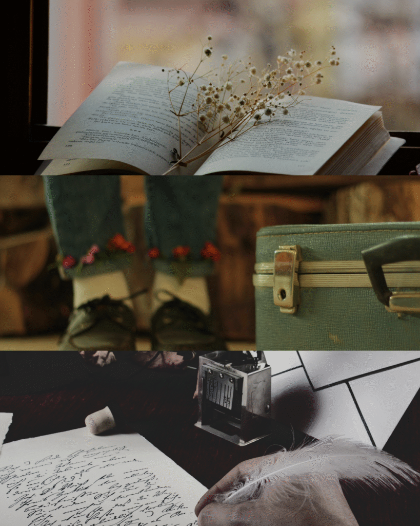 grigio beige minimale skincare collage di foto post instagram